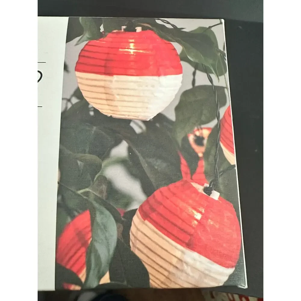 NIB IKEA Solvinden Bobber String Lights. 12 lights